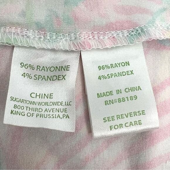 Lilly Pulitzer Georgia May Palazzo Pants in Roar of the Seas Print Multi Size M - Picture 8 of 9